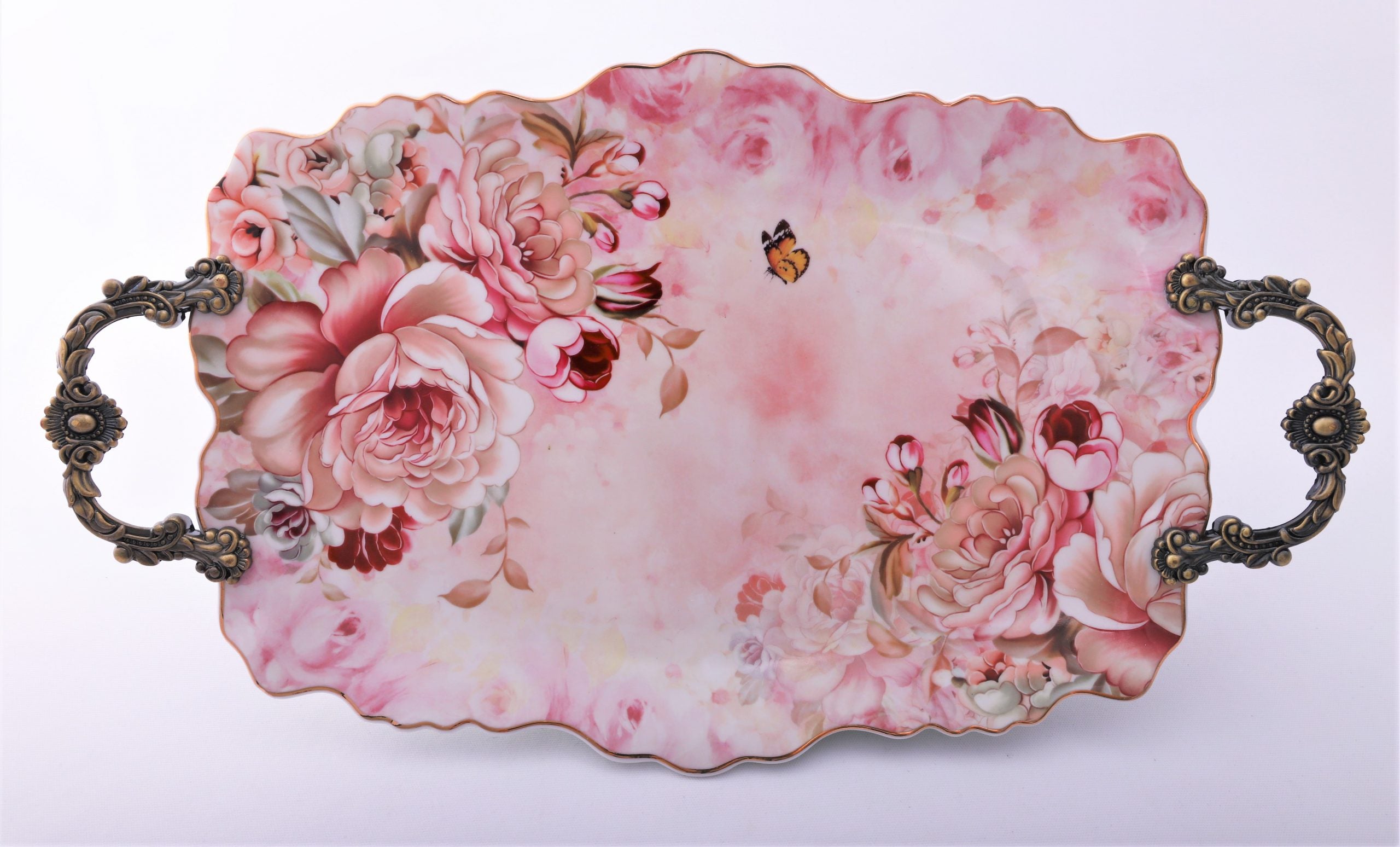 Tava de ceramica cu manere,